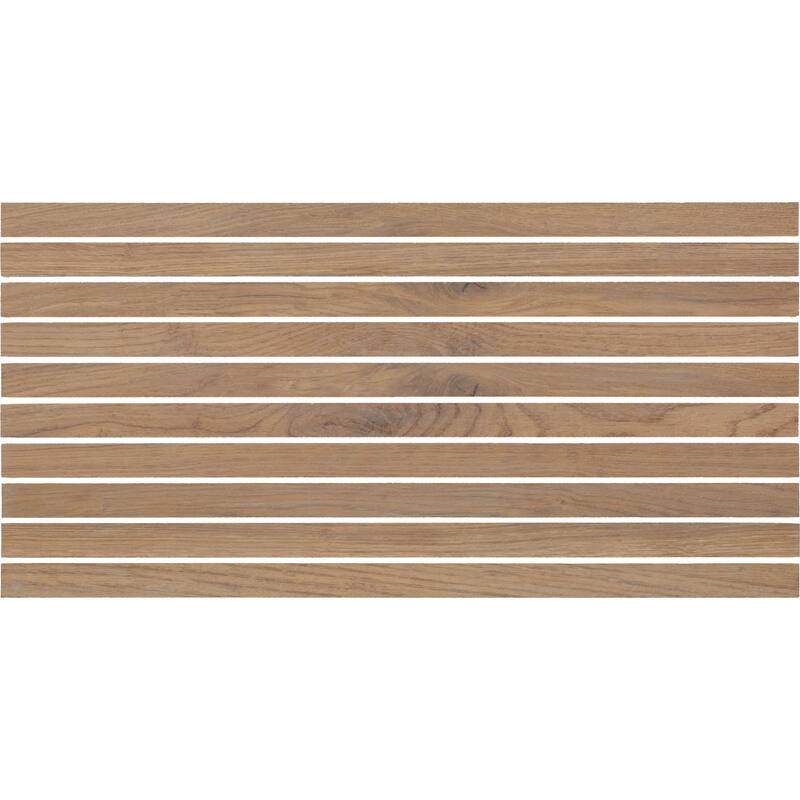 Daltile Acreage 1 x 24 Porcelain Wood Look Stacked Mosaic Tile (4 PCS Per Carton) (7.56 SQFT Per Carton)