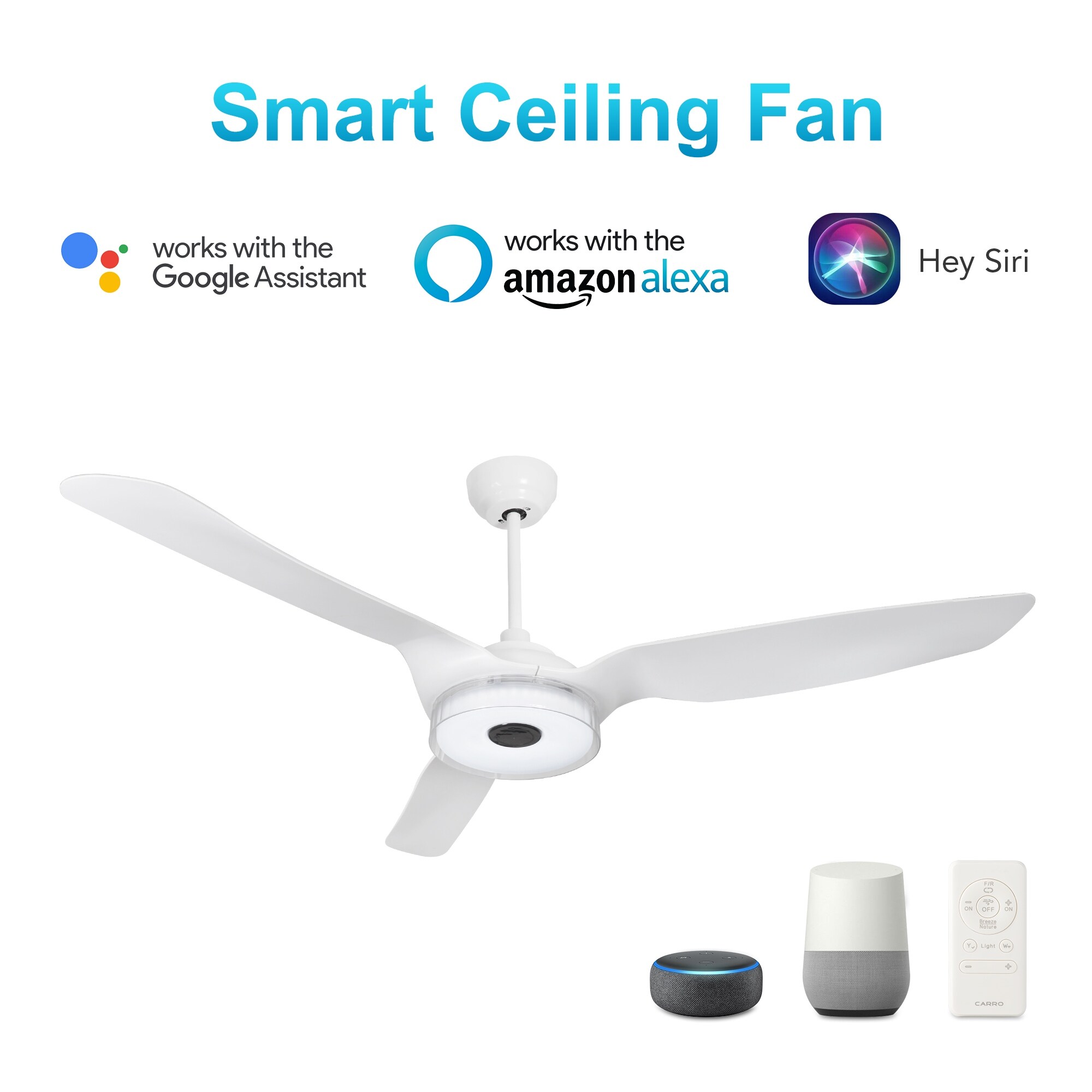 google assistant fan
