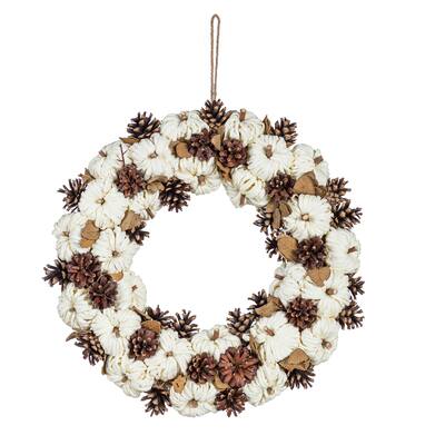 Paper Rope Pumpkin Wreath