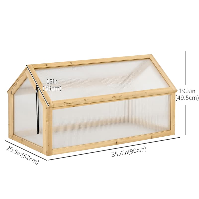 Wooden Cold Frame Greenhouse