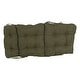 preview thumbnail 11 of 39, Multi-section Tufted Indoor Microsuede Seat/Back Chair Cushion (Multiple Sizes)