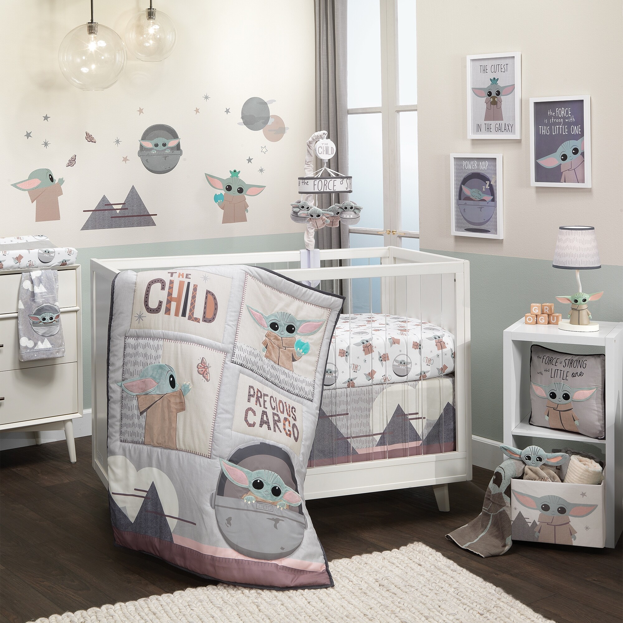 Lambs Ivy Star Wars The Mandalorian The Child Baby Yoda Wall