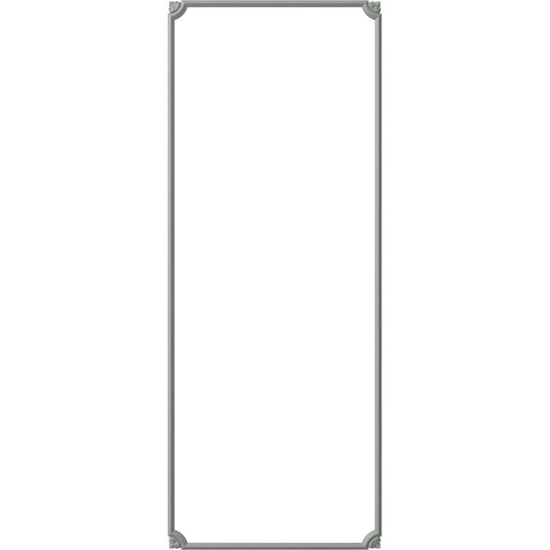 Bradford Leaf Panel Moulding Kit - 28"W x 72"H - Single Pack