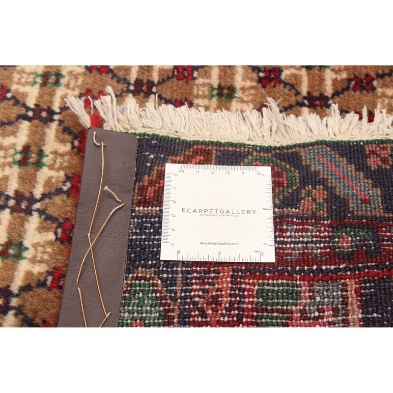 ECARPETGALLERY Hand-knotted Andelz Brown Wool Rug - 4'8 x 10'5