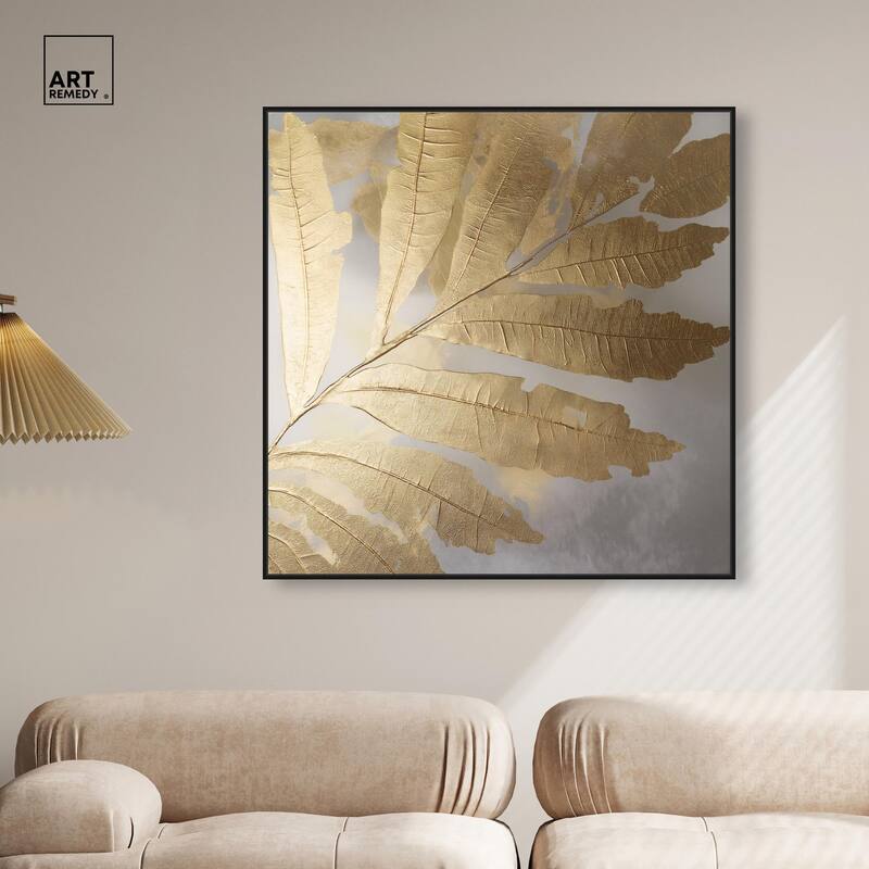 Golden Canopy (I) Canvas by Art Remedy