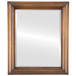 Philadelphia Framed Rectangle Mirror in Sunset Gold
