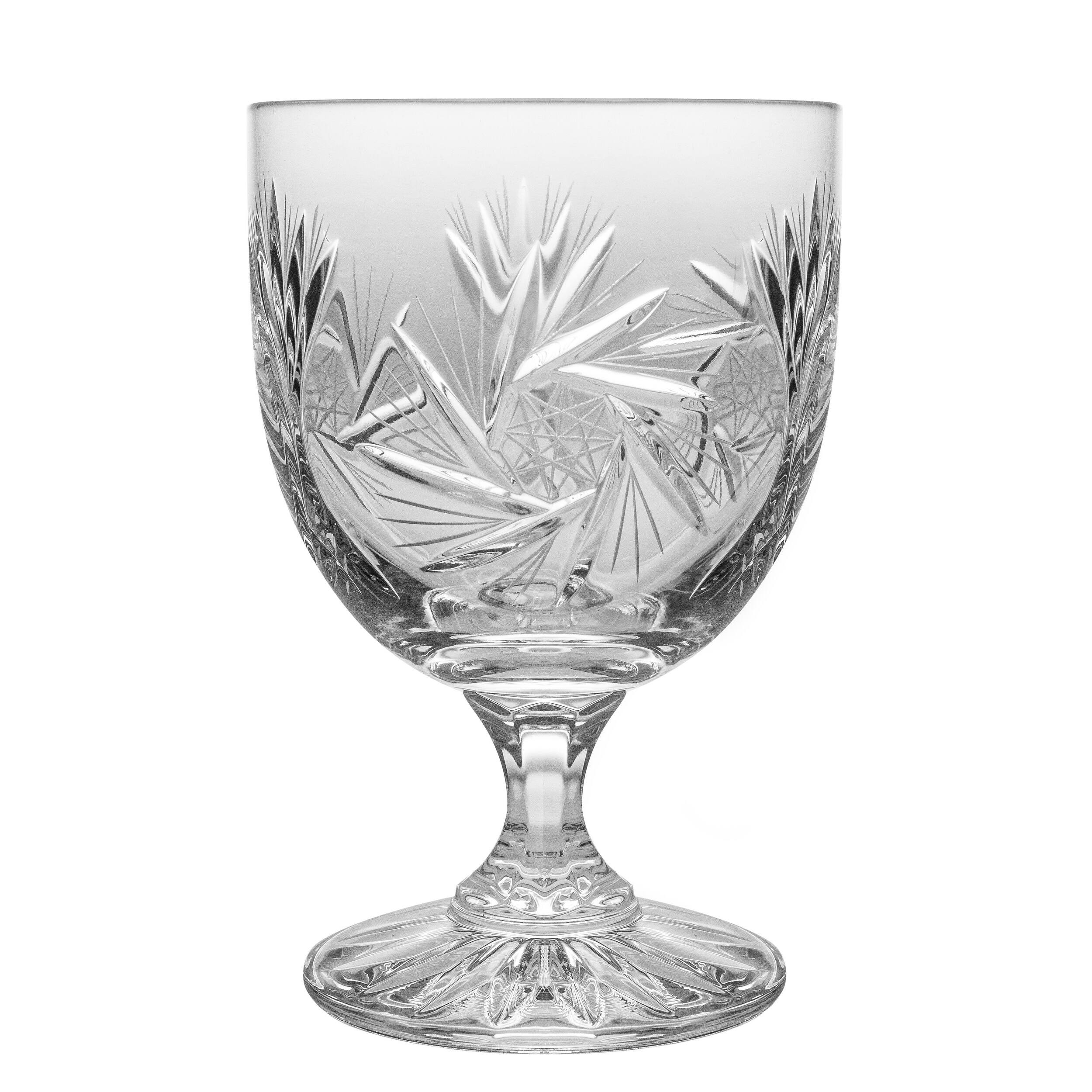 Cut Crystal Dessert Cups Ice Cream Bowl 8 Oz. Set of 6 On Sale