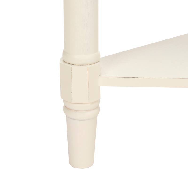 SAFAVIEH Calla Grey Corner Table - 33.9" x 17.3" x 28" - 34Wx17Dx28H