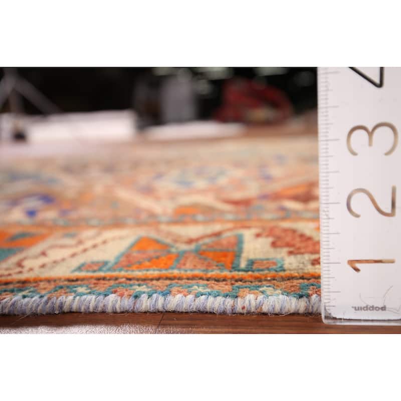 Garden Design Bakhtiari Persian Vintage Area Rug Handmade Wool Carpet - 4'2" x 6'5"