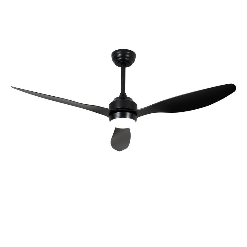 Sofucor 52" Ceiling Fan with Lights Quiet DC Motor 3 ABS Blade 6 Speed Levels,Remote Control,for Patio Living Room,Bedroom