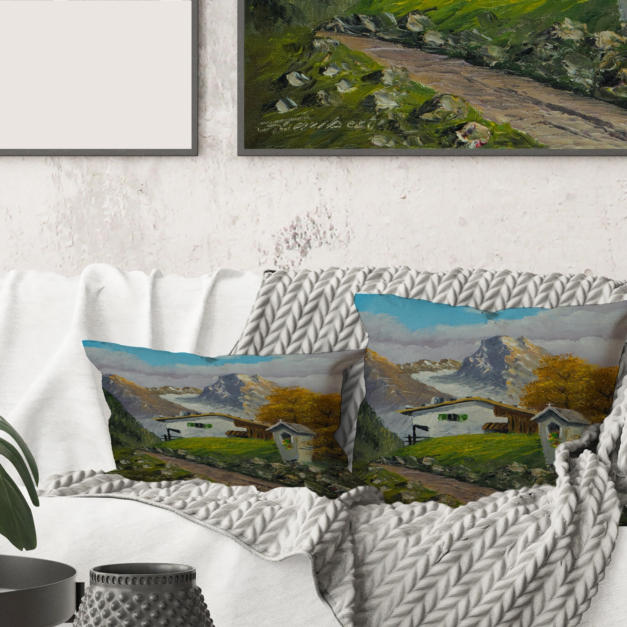 Design Art Animal Print Throw Pillow