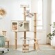 preview thumbnail 37 of 100, EROMMY Cat Tree – Multi-Level Cat Tower with Sisal Scratching Posts & Swing Ball, Modern Cat Furniture for Indoor Cats