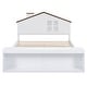 preview thumbnail 9 of 15, Platform bed with house shape headboard