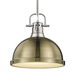 Duncan 1-light Hanging Dome Pendant with Rod