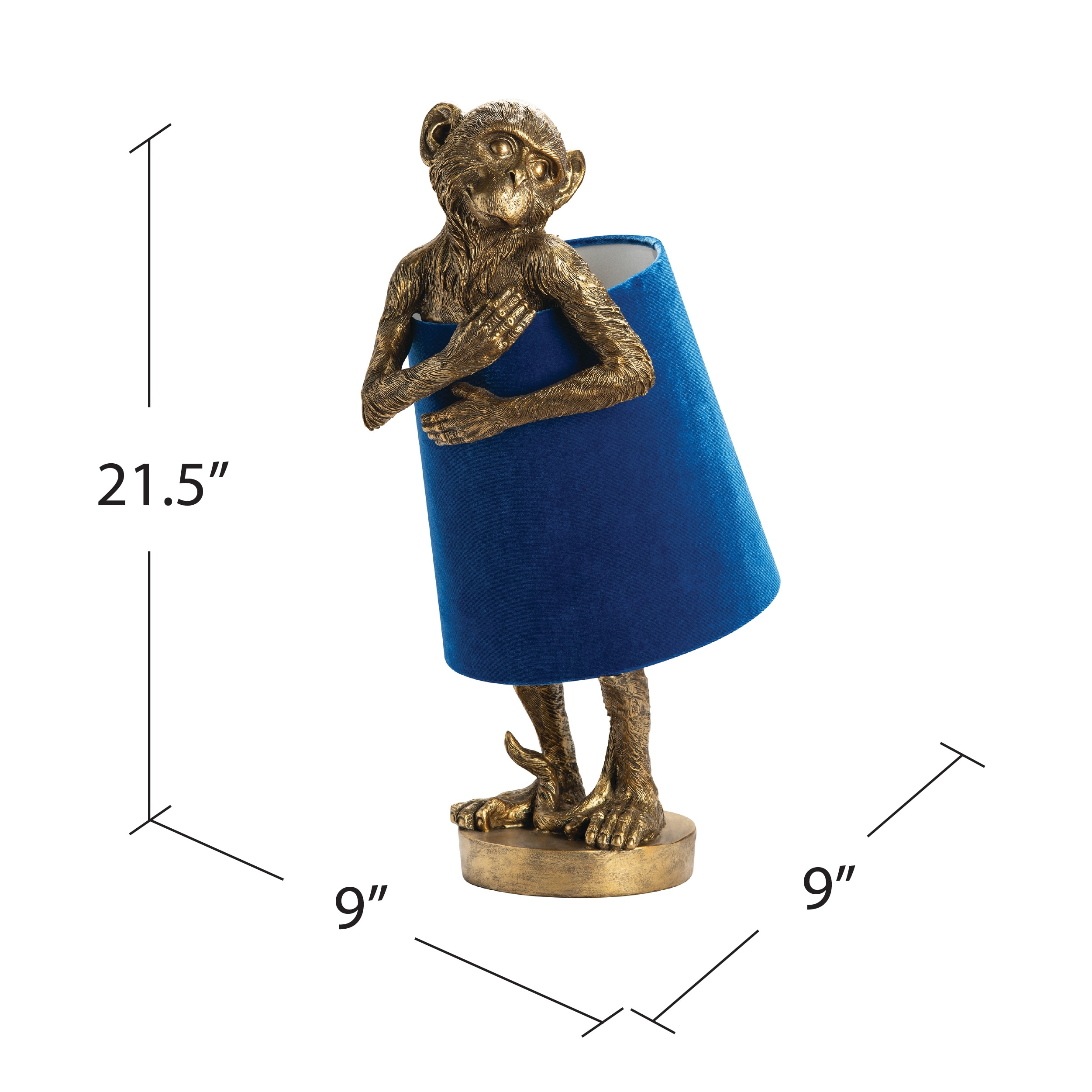 Gold monkey floor lamp outlet