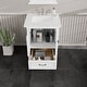 preview thumbnail 3 of 11, Eviva Britney 24" Bath Vanity with White Carrara Quartz Top