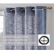 preview thumbnail 10 of 62, HLC.me Madison Faux Linen Textured Sheer Privacy Sun Light Filtering Window Grommet Thick Curtains Panels, Set of 2