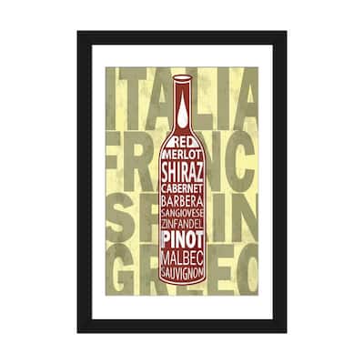 iCanvas "Red Wines" by Fly Graphics
