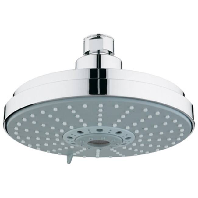 Grohe Rainshower Cosmopolitan 6.25" Multi-Function Shower Head with - Starlight Chrome