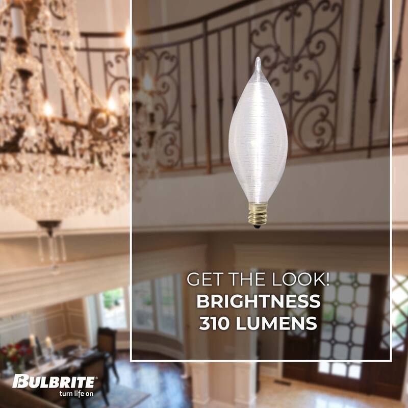 Bulbrite Spunlite Multi Pack of Dimmable Satin Incandescent Bulb