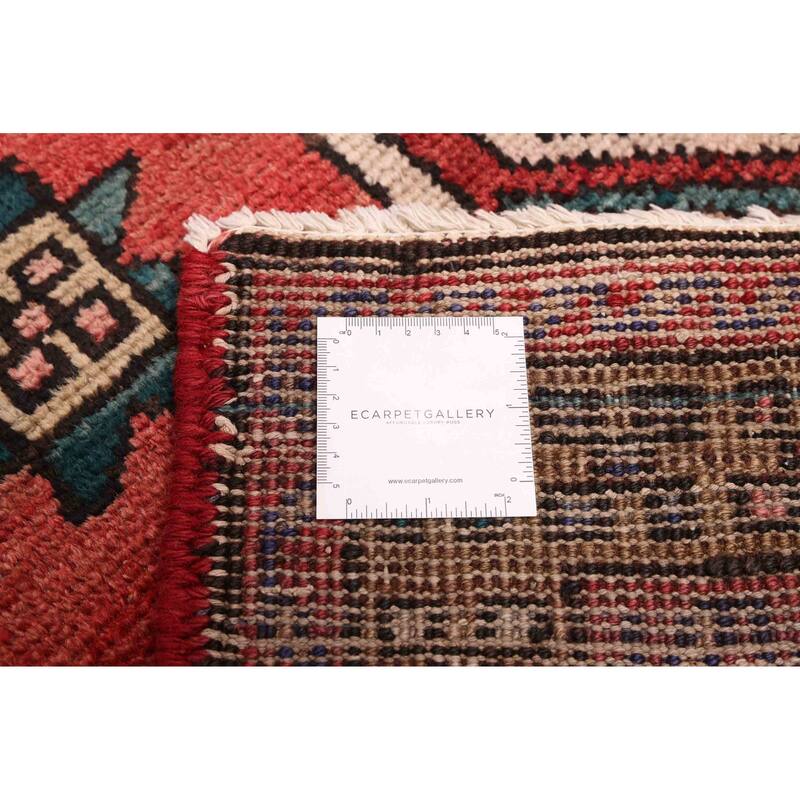 ECARPETGALLERY Hand-knotted Konya Anatolian Red Wool Rug - 3'3 x 13'7