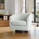 preview thumbnail 177 of 186, Modern Upholstered Barrel Chair Swivel Accent Chair for Living Room