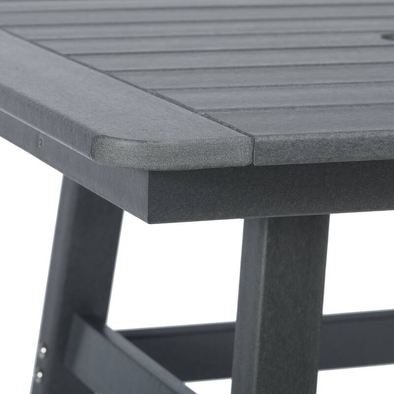 Laguna Hdpe All Weather Outdoor Patio 30" Square Counter Bistro Table