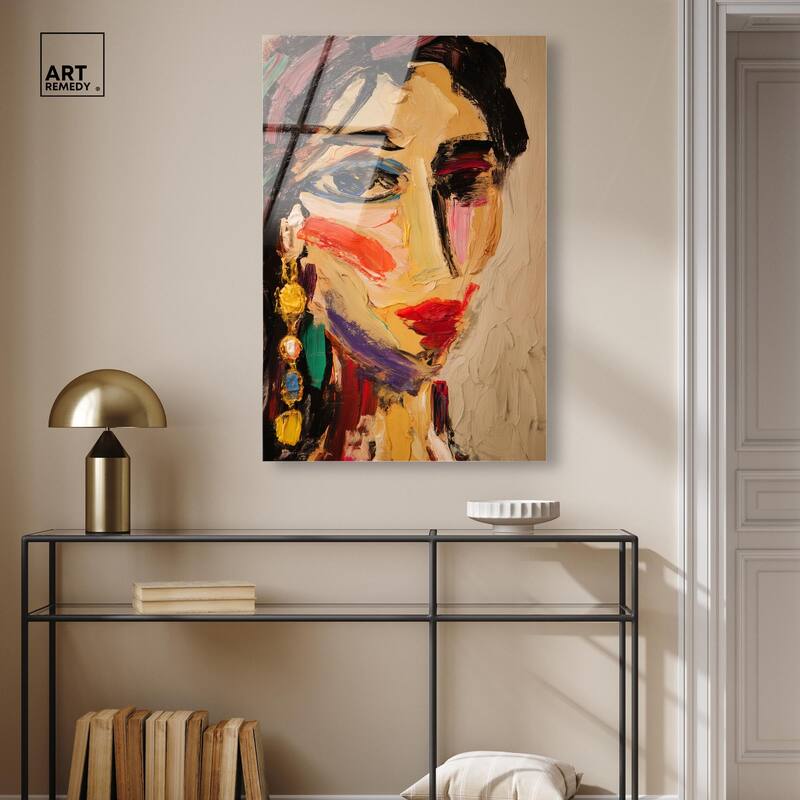 Colorful Expression I Acrylic by Art Remedy, Ready to Hang