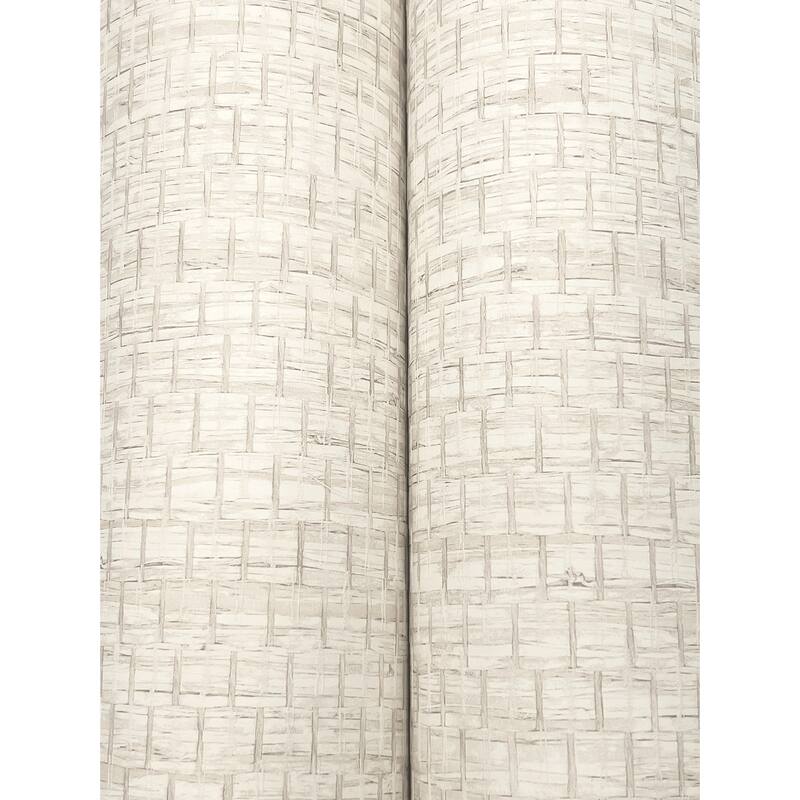 Plaited Grass Cream Wallpaper