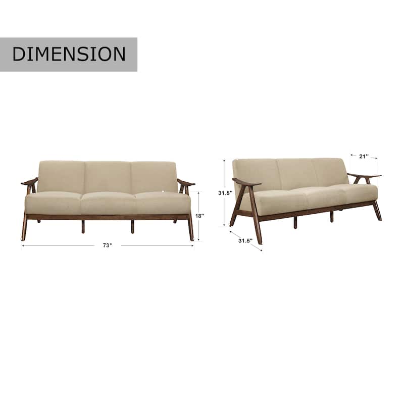 Levine Retro Living Room Sofa