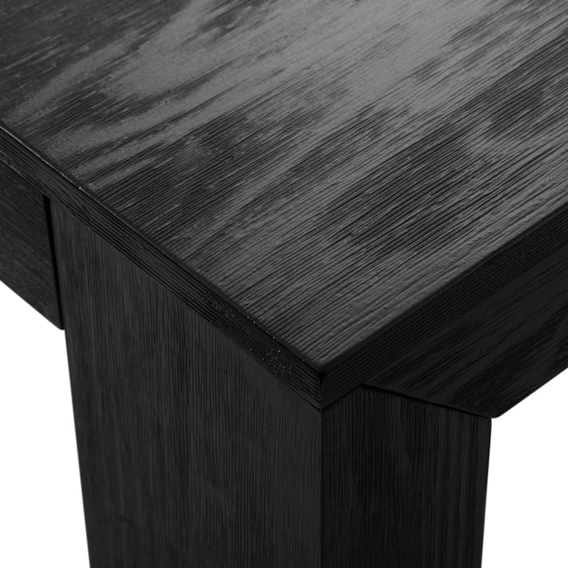 Solid Wood Rectangular 84" Dining Table for 8