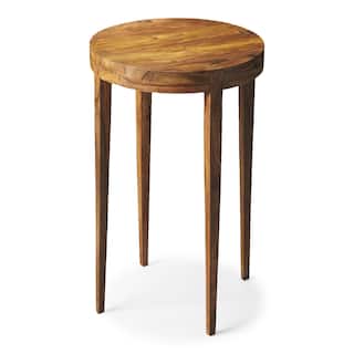 Handmade Butler Cagney Solid Wood End Table (India)