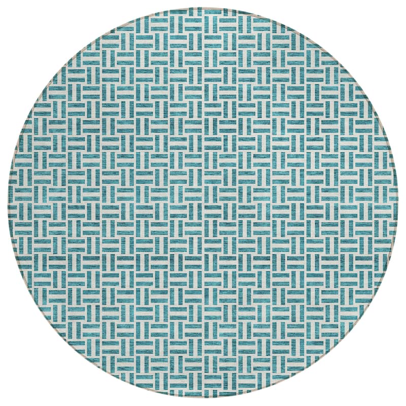 Machine Washable Indoor/ Outdoor Chantille Contemporary Casual Rug