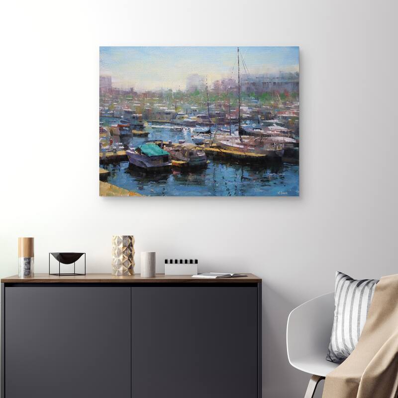 Harbor by Mark Lague Canvas Art Print