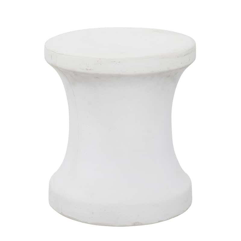 Contemporary Fiberclay Stool - 14 x 14 x 16