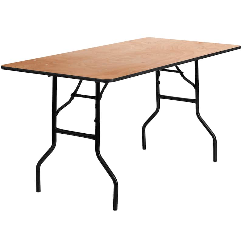 Natural Wood Folding Table - Natural