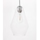 preview thumbnail 1 of 11, Elegant Lighting Gene Single Light 7" Wide Mini Pendant with Clear