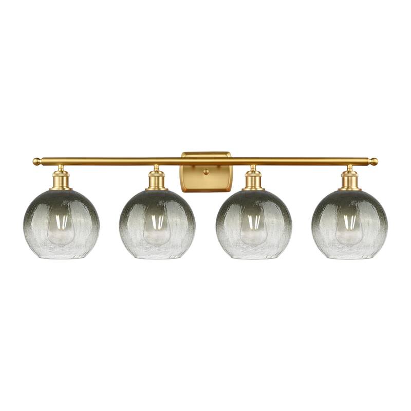 Innovations Lighting Endless Possibilities Ballston - Brookhaven Globe - 4 Light 38" Bath Vanity Light