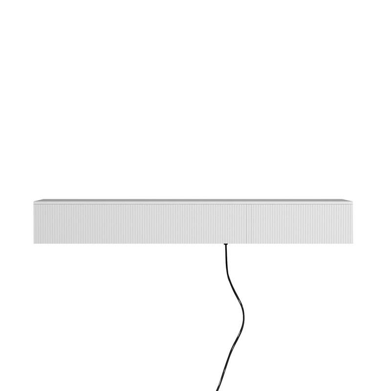 69" Wall Mounted TV for TVs up to 65'', Floating TV Stand with LED Lights & Power Outlet