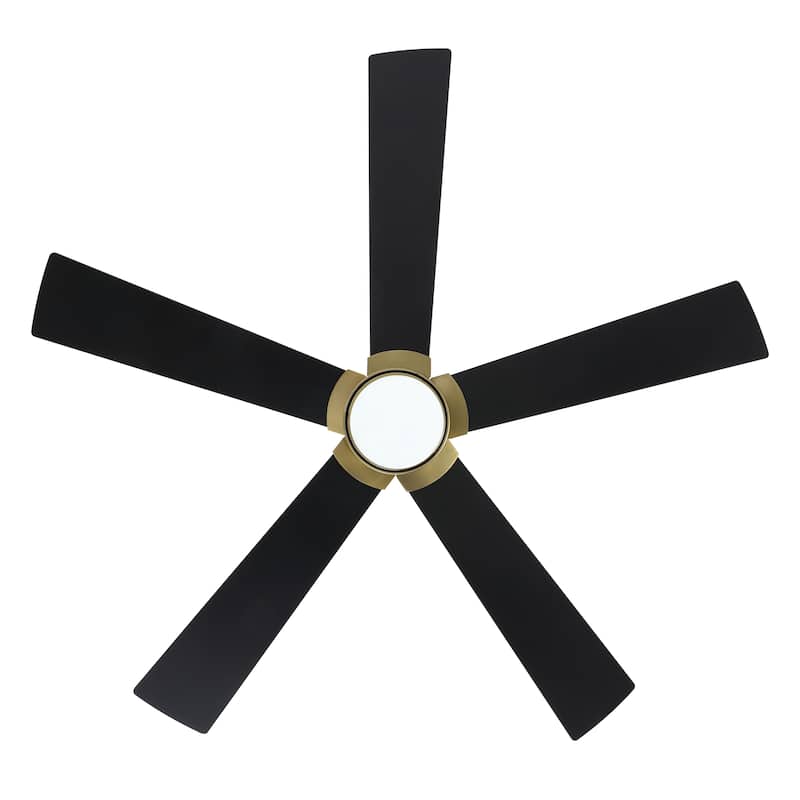 MLiAN 54 In. 5 Blades Indoor LED Ceiling Fan with Remote Control - 54"