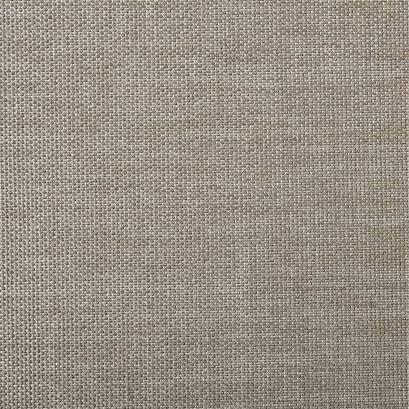 Modern Fabric Upholstered Dining Chairs with Linen Seat and Rubberwood Legs, for Dining Rooms, Set of 2, Black