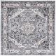 preview thumbnail 99 of 115, SAFAVIEH Brentwood Vessie Traditional Oriental Rug 6'7" x 6'7" Square - Grey/Black