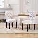 preview thumbnail 30 of 32, Grandview Tufted Dining Chair (Set of 2) Light Gray