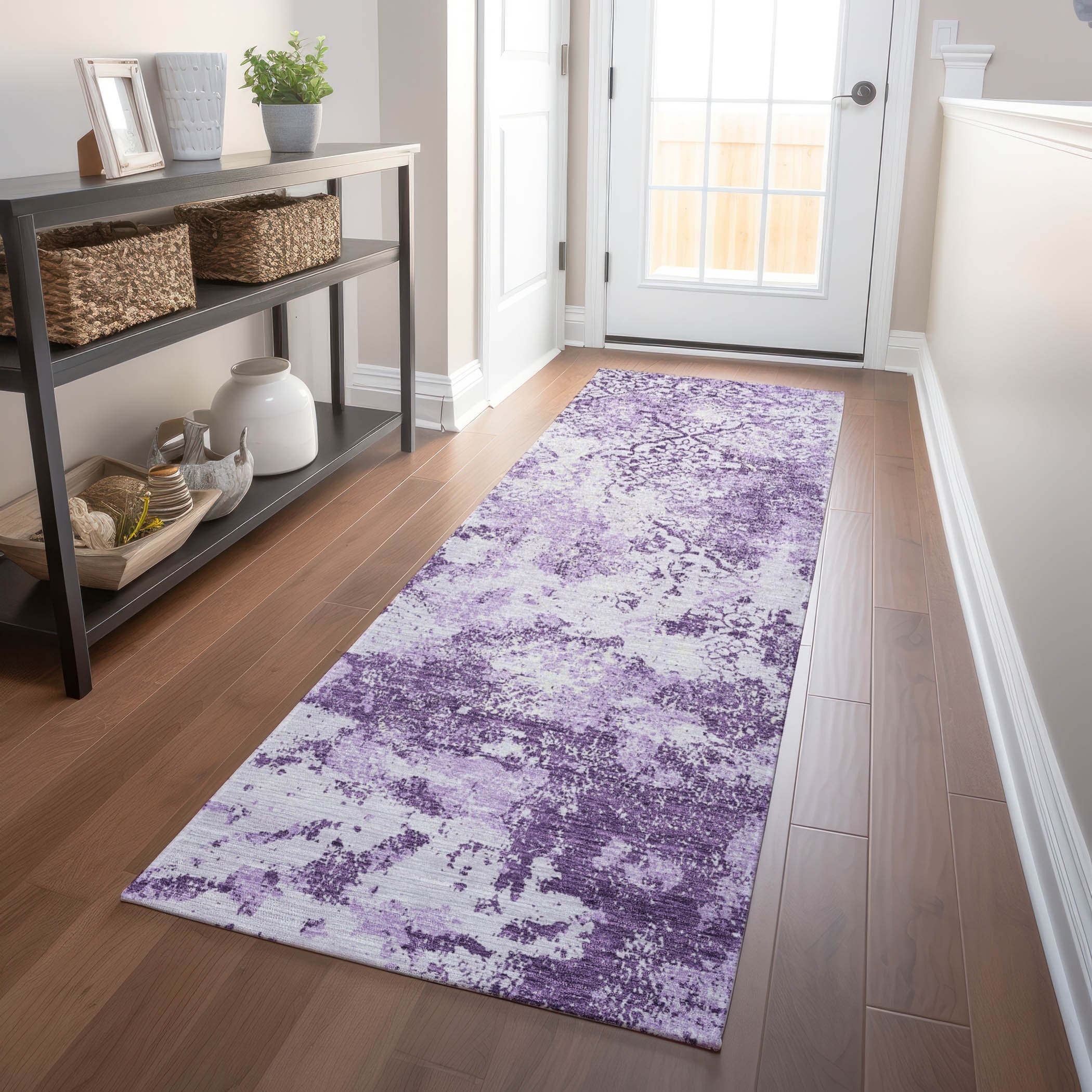 Premium Washable Super Soft Vintage Trellis Mayfield Rug