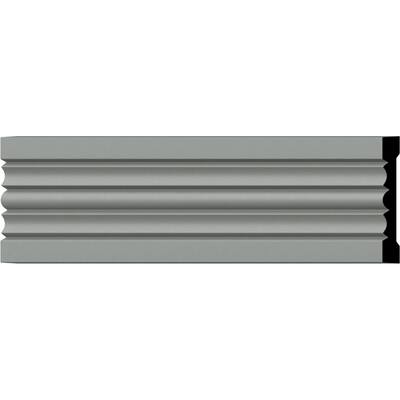 5 1/2"H x 3/4"P x 94 1/2"L Legacy Fluted Panel Moulding