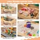 preview thumbnail 9 of 8, Costway All-in-One Kids Activity Table with Reversible Blackboard & - See Details