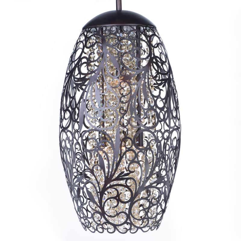 Arabesque 1-Light Mini Pendant - Oil Rubbed bronze