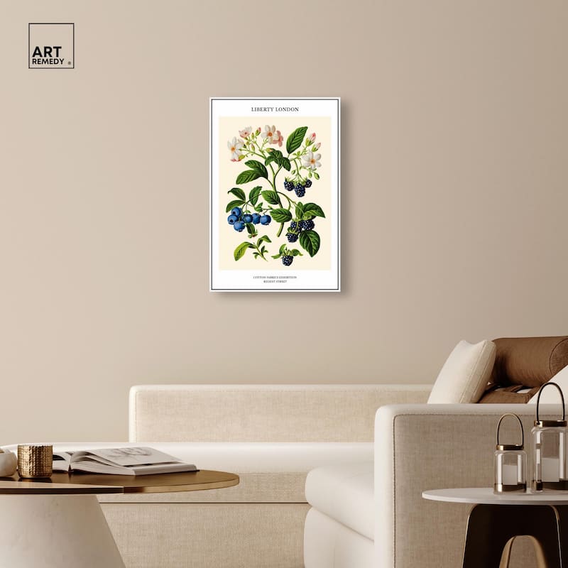 Berries and Blooms II Canvas by Art Remedy