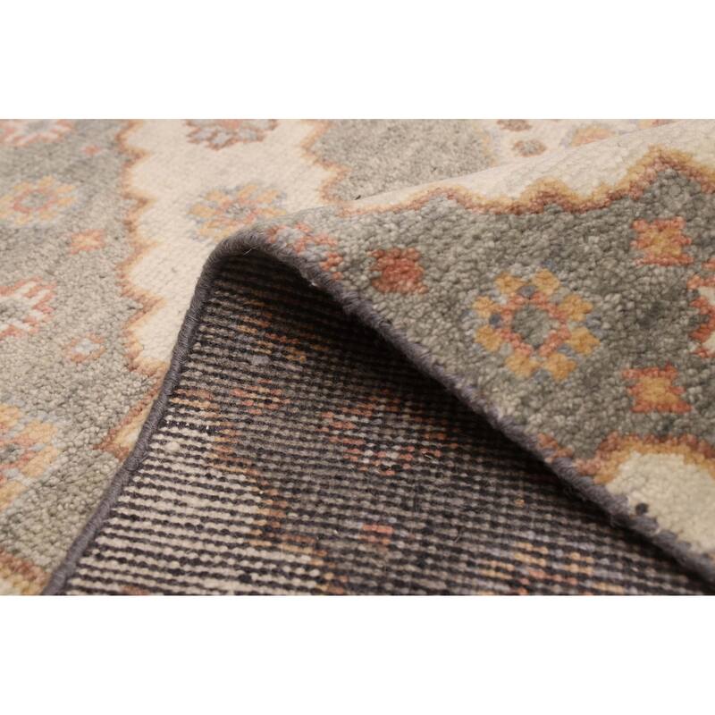 ECARPETGALLERY Hand-knotted Jules Serapi Light Grey Wool Rug - 8'3 x 9'11