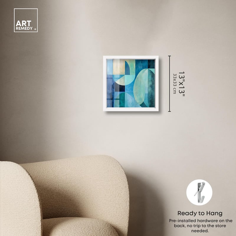 Color Blocks II Shadowbox by Art Remedy